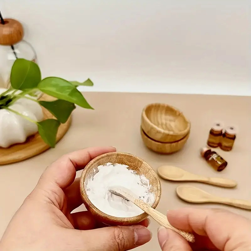 Skincare Ingredients Checker - ชุดชามผสมมาส์กหน้าจากไม้ไผ่, อุปกรณ์ทำมาส์กหน้า DIY สำหรับการดูแลผิว, ชุดอุปกรณ์ผสมมาส์กหน้าพร้อมชาม, ไม้พาย,