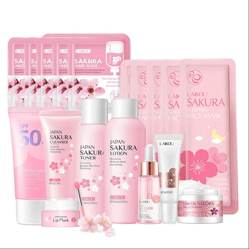 Skincare Exfoliating - ญี่ปุ่นซากุระทําความสะอาดผิวหน้าเกาหลีเซรั่ม Exfoliating Peeling Gel Moisturize Toner