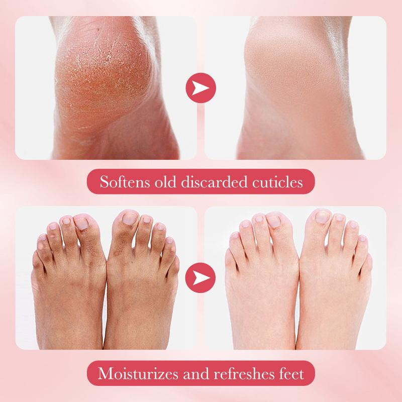 Skincare Exfoliating - มาส์กเท้าผลไม้ SADOER 1 คู่ มาส์กบำรุงผิวเท้า ขจัดเซลล์ผิวที่ตายแล้ว