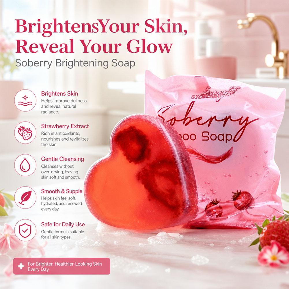 สบู่อาบน้ำกลิ่นสตรอว์เบอร์รี ช - Skincare Exfoliating บทวิจารณ์และราคา