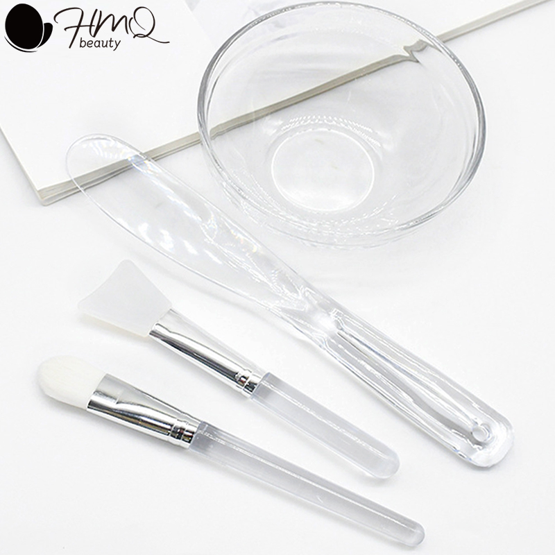 โปร่งใสชุดชามผสม DIY Facemask  - Skincare Ingredients Checker บทวิจารณ์และราคา
