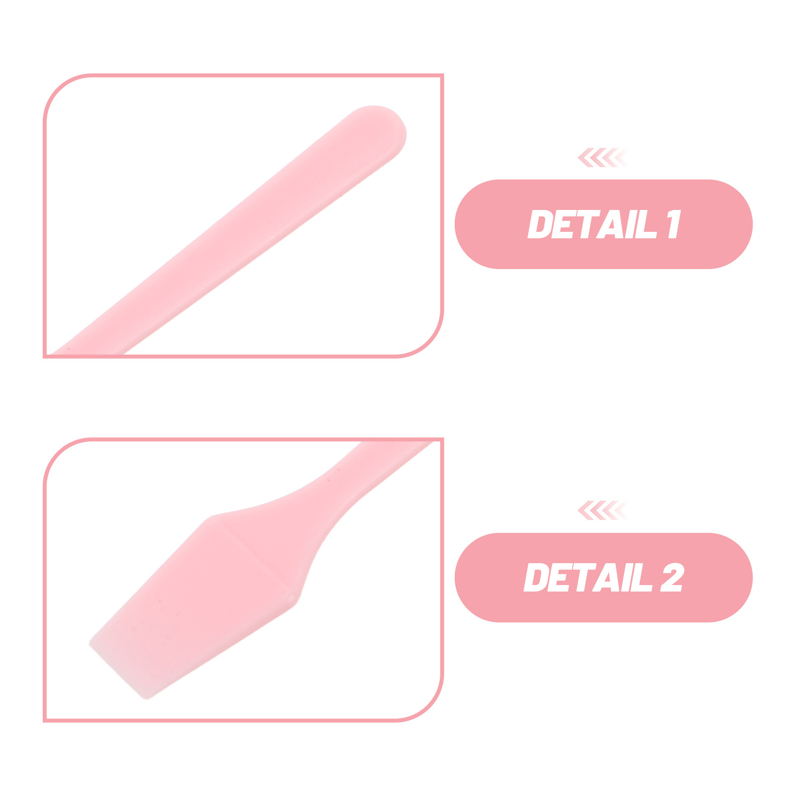ไม้พายพลาสติกสำหรับมาส์กหน้า 1 - Skincare Pink บทวิจารณ์และราคา