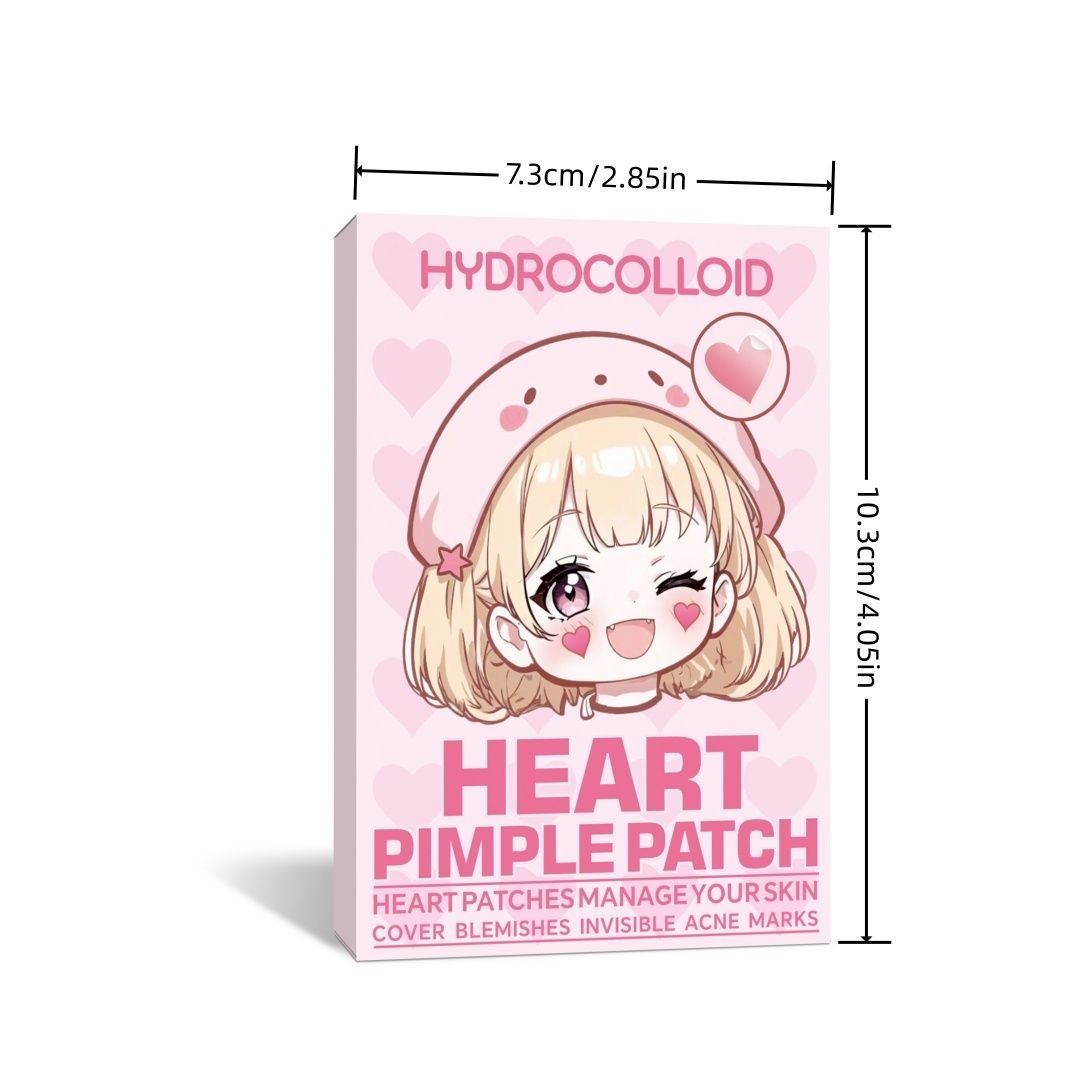 แผ่นแปะสิวรูปหัวใจสีชมพูน่ารัก - Skincare Pink บทวิจารณ์และราคา