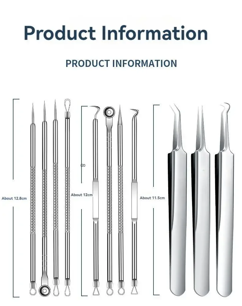 11 ชิ้น/เซ็ตเข็มสิว Blackhead  - Skincare Ingredients Checker บทวิจารณ์และราคา