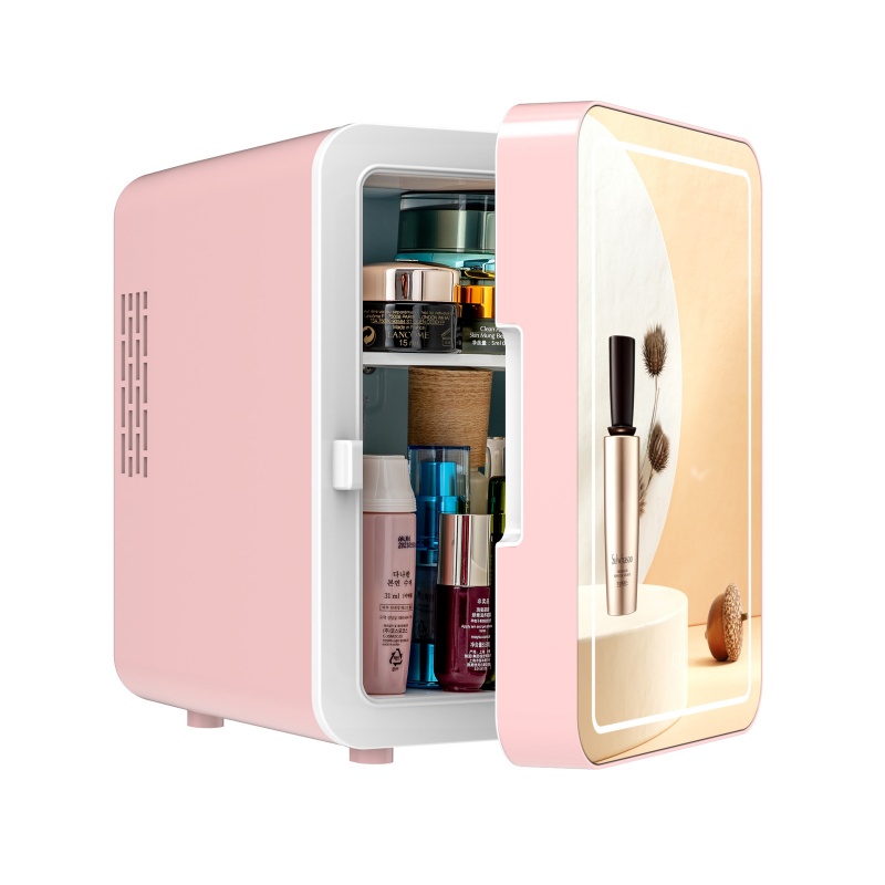 ตู้เย็นเครื่องสําอางแบบพกพาขนา - Skincare Pink บทวิจารณ์และราคา