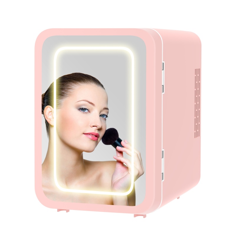 ตู้เย็นเครื่องสําอางแบบพกพาขนา - Skincare Pink บทวิจารณ์และราคา
