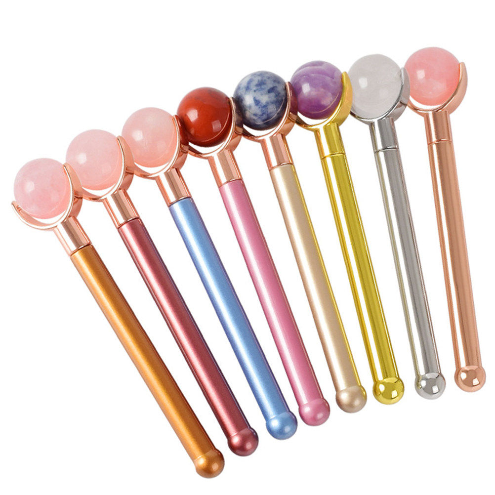 ลูกกลิ้งนวดหน้าทำมือ สีชมพู ด้ - Skincare Pink บทวิจารณ์และราคา