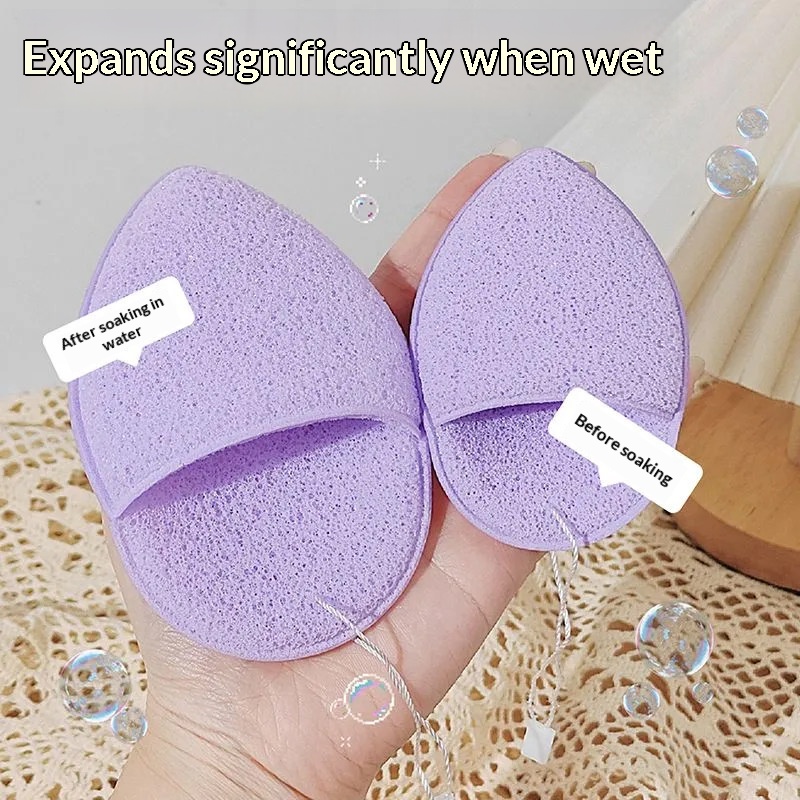 ฟองน้ำล้างหน้าแบบถุงมือ ฟองน้ำ - Skincare Exfoliating บทวิจารณ์และราคา