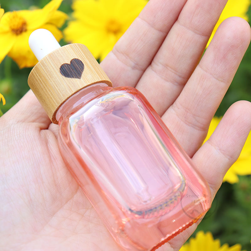 10ml 30ml Dropper ขวดไม้ไผ่ฝาป - Skincare Pink บทวิจารณ์และราคา