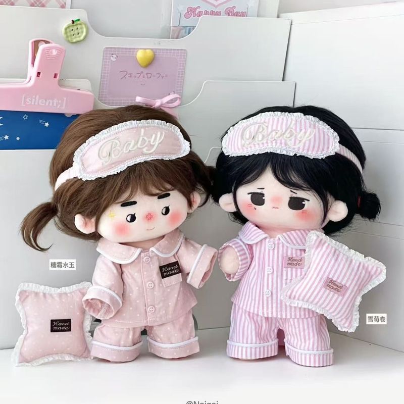 ชุดนอนผ้าฝ้ายสำหรับตุ๊กตาขนาด  - Skincare Pink บทวิจารณ์และราคา