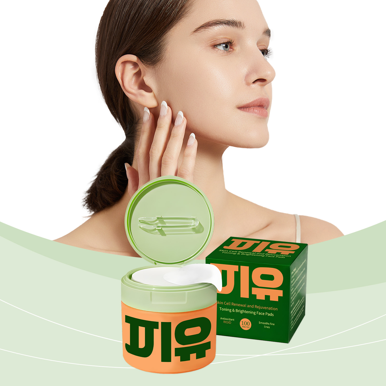 แผ่นสำลีเช็ดหน้าใบบัวบก ลดเลือ - Skincare Exfoliating บทวิจารณ์และราคา