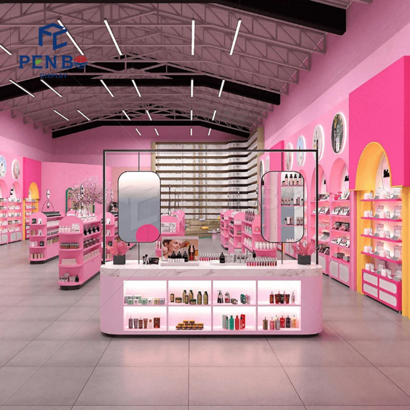 ออกแบบตู้โชว์เครื่องสำอางสีชมพ - Skincare Pink บทวิจารณ์และราคา