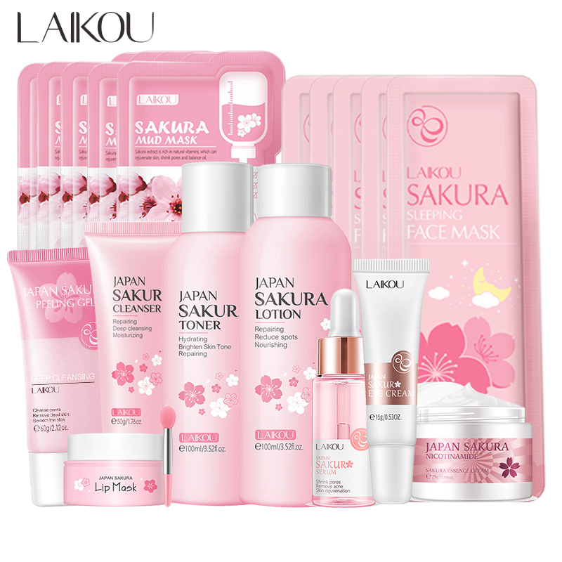 เซรั่มบำรุงผิวหน้าซากุระเซรั่ม - Skincare Exfoliating บทวิจารณ์และราคา